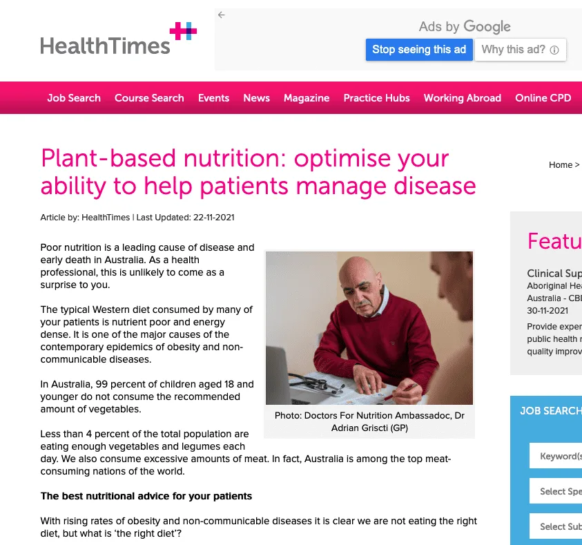 HealthTimes, November 2020