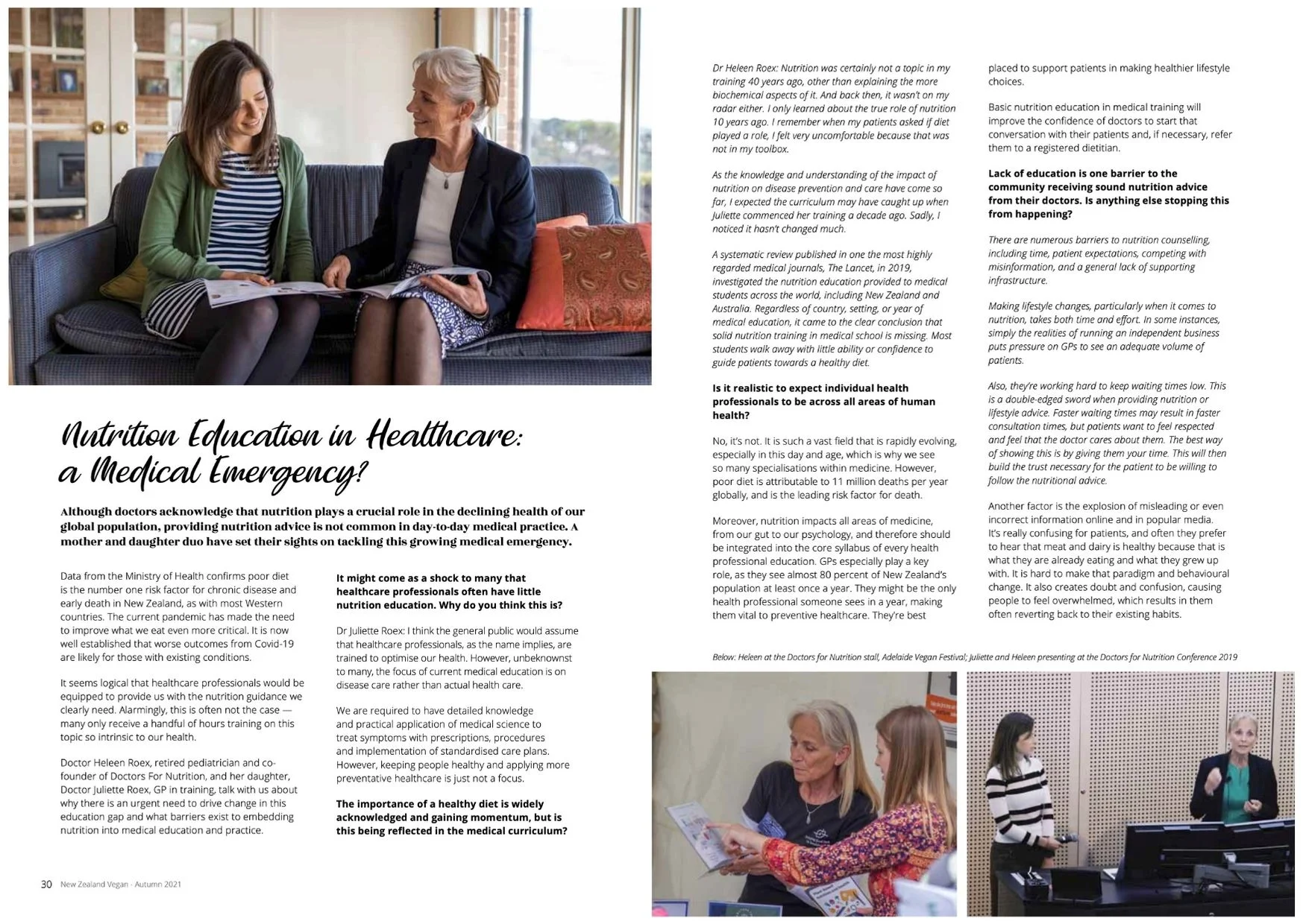 New Zealand Vegan and Plant-based Living Magazine, Autumn 2021