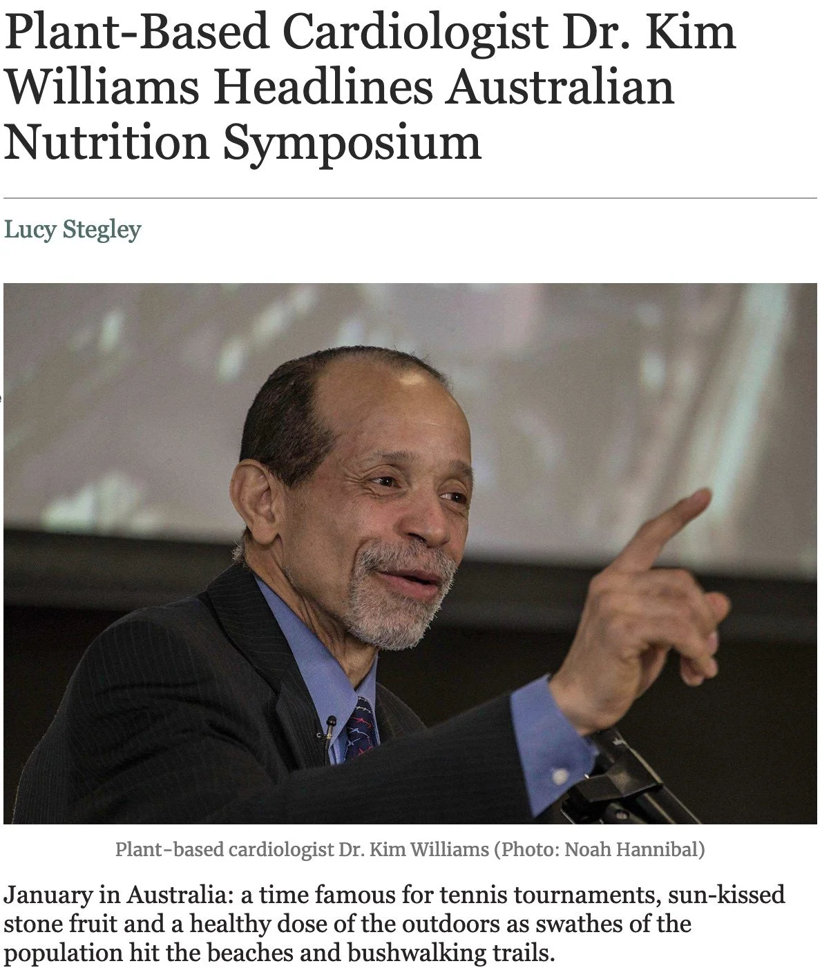 Plant Based News, January 2019