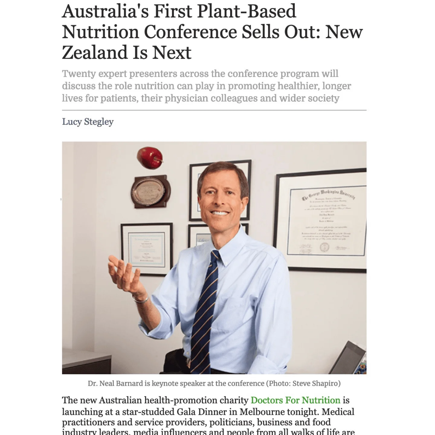 Plant Based News, February 2019