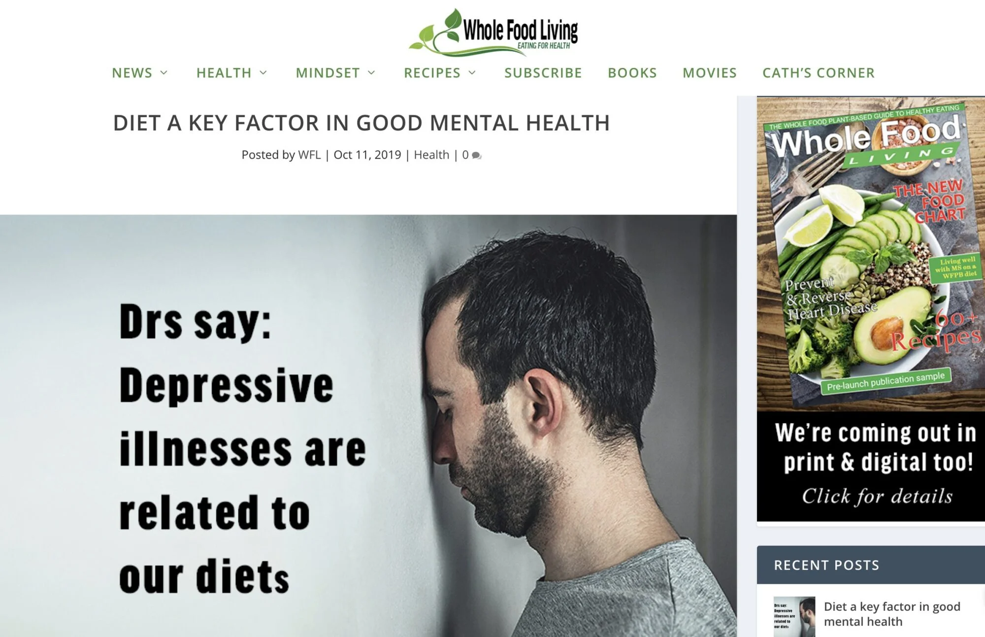 Whole Food Living Magazine, 11 October 2019