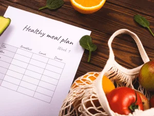 Meal Plan and Produce Bag