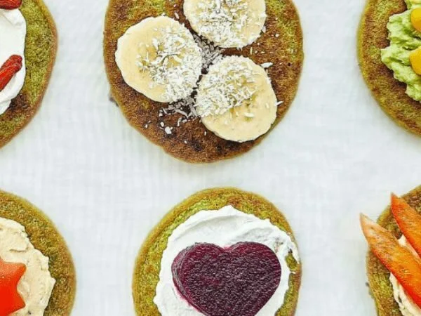 Greens and Beans Pikelets