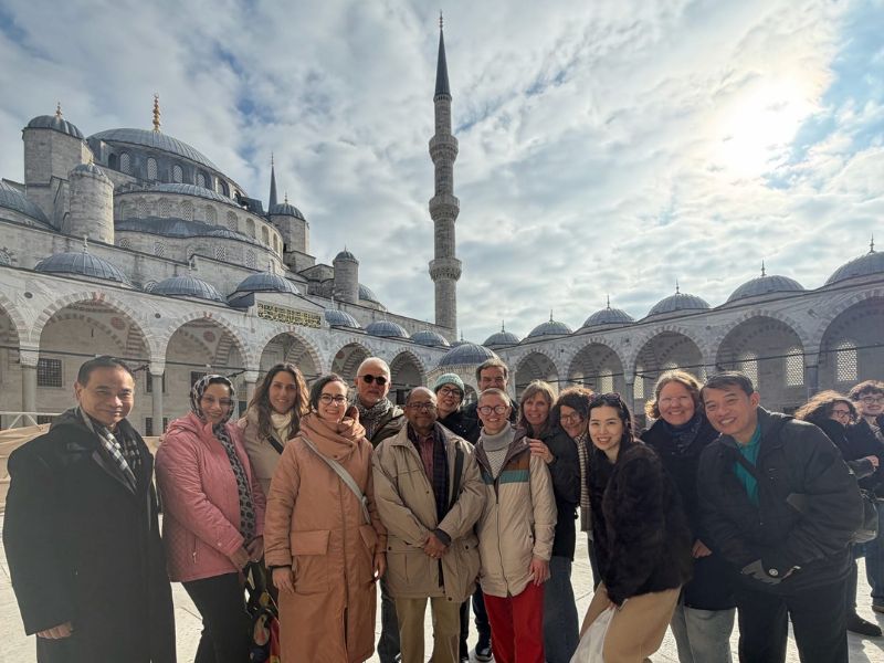 Group photo @ Blue Mosque