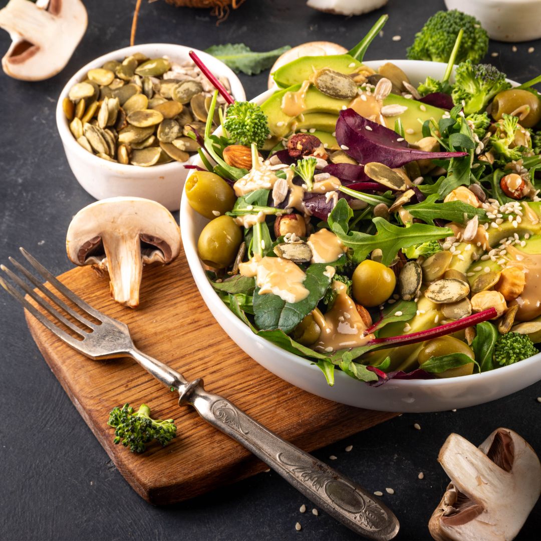 Whole food plant-based salad