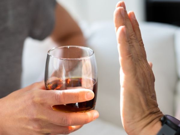 No to alcohol